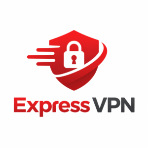 ExpressVPN Nepal logo with security shield and lock icon
